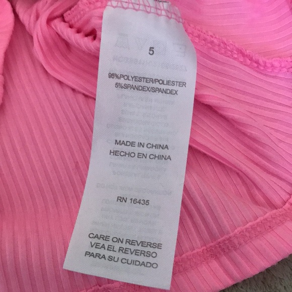 Young hearts size 5 pink unicorn 🦄 shirt tie knot front 💕 - Picture 4 of 4